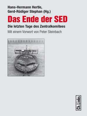 cover image of Das Ende der SED